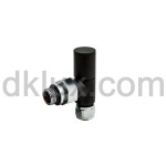 Луксозен радиаторен вентил THERMOLIFE LUX ЧЕРЕН/ХРОМ