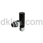 Луксозен радиаторен вентил THERMOLIFE LUX ЧЕРЕН/ХРОМ