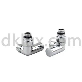 ДВОЙНО ЪГЛОВ Дизайнерски кран за лира ХРОМ