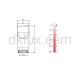Дизайнерски терморегулатор THERMOLIFE LUX БЯЛ МАТ (Термоглава Thermolife Lux, 5 степени, БЯЛ МАТ) на цени от 24.99 лв. само в dklux.com
