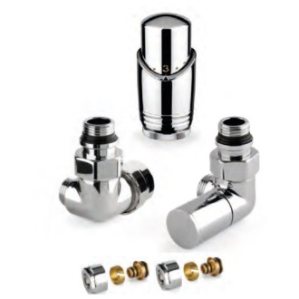 Дизайнерски ХРОМ кранове THERMOLIFE за ЛИРА с терморегулатор ЛЕВИ