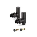 Комплект дизайнерски ЧЕРНИ кранове THERMOLIFE