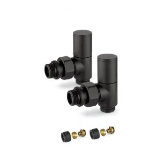 Комплект дизайнерски ЧЕРНИ кранове THERMOLIFE