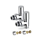 Комплект дизайнерски ХРОМ кранове THERMOLIFE