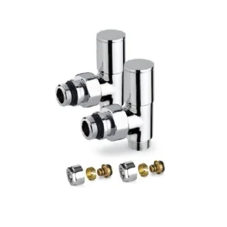 Комплект дизайнерски ХРОМ кранове THERMOLIFE