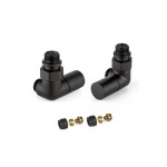 Комплект дизайнерски ЧЕРНИ кранове THERMOLIFE за ЛИРА