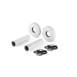 Комплект тръби и розетки за монтаж на отоплителни тела БЕЛИ