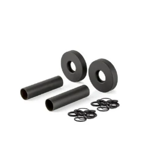 Комплект тръби и розетки за монтаж на отоплителни тела ЧЕРЕН МАТ