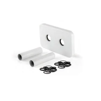 Комплект за скриване на тръби и монтажни отвори БЕЛИ