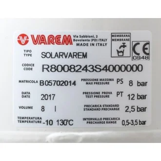 Разширителен съд за слънчева система SOLAR 35л.