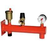 Стойка за разширителен съд с 5 извода комплект