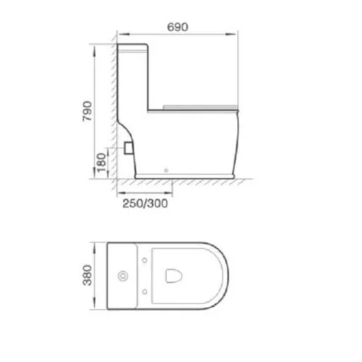 Моноблок AOLA DESIGN с RIMLESS технология (Моноблок, RIMLESS технология, плавно затваряне) на цени от 429.99 лв. само в dklux.com