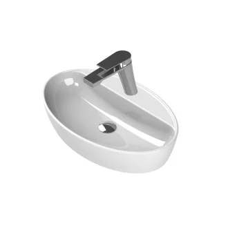 Умивалник ONE 67см ОВАЛ с отвор за смесител