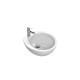 Умивалник за PERI с отвор за смесител (Овална мивка за баня PERI) на цени от 149.99 лв. само в dklux.com