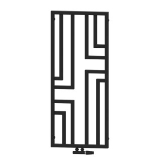 Дизайнерска лира за баня ERADDO MIX 530х1250 ЧЕРЕН МАТ Дизайнерска лира за баня ERADDO MIX 530х1250 ЧЕРЕН МАТ