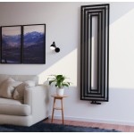 Дизайнерска лира за баня INTERNO 530x1200 ЧЕРЕН МАТ