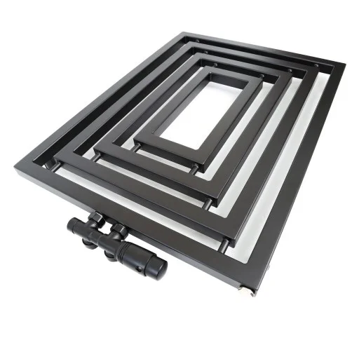 Дизайнерска лира за баня INTERNO 530x700 ЧЕРЕН МАТ Дизайнерска лира за баня INTERNO 530x700 ЧЕРЕН МАТ