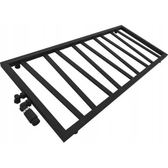 Дизайнерска лира за баня INVERTO 530х1200 ЧЕРЕН МАТ