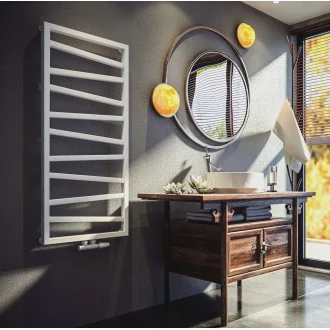 Дизайнерска лира за баня INVERTO 530х1200 БЯЛА