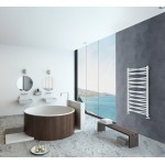 Дизайнерска лира за баня LIANA 540х1205 БЯЛА