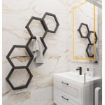 Дизайнерска лира за баня FAVO MINI 634x1068 ЧЕРЕН МАТ