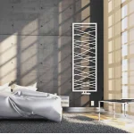 Дизайнерска лира за баня RAGNATELA 500x1200 БЯЛА