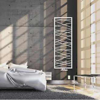 Дизайнерска лира за баня RAGNATELA 500x1200 БЯЛА