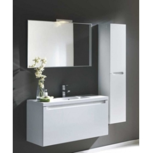 Kонзолен шкаф с мивка Serenity 100 см бял цвят (Kонзолен шкаф с мивка Serenity 100 см) на цени от 790.00 лв. само в dklux.com
