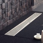 Дизайнерски линеен сифон QUADRIC 885мм Ф50