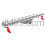 Линеен сифон AQUALINE INOX 60см с плътна решетка