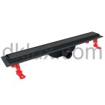 Линеен сифон AQUALINE BLACK 60см ЧЕРЕН МАТ