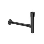 Дизайнерски сифон за мивка TOTEM 11/4" ЧЕРЕН МАТ