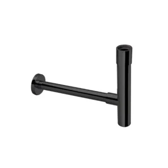 Дизайнерски сифон за мивка TOTEM 11/4" ЧЕРЕН МАТ