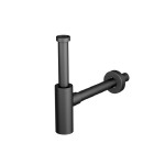 Луксозен сифон за мивка PURE BLACK 11/4" ЧЕРЕН 