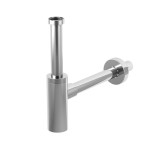 Луксозен сифон за мивка PURE CHROME 11/4" ХРОМ