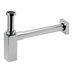 Квадратен сифон за мивка QUADRO 11/4" ХРОМ