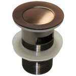 Витло за сифон за мивка клик-клак RETRO LUX цват МЕД