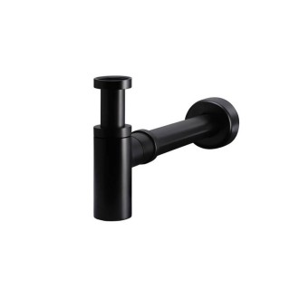 Луксозен сифон за мивка ARTE 11/4" ЧЕРЕН МАТ Луксозен сифон за мивка ARTE 11/4" ЧЕРЕН МАТ