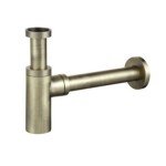 Луксозен сифон за мивка RETRO LUX 11/4" BRONZE