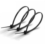 Кабелни връзки (свински опашки) 150х2.5мм ЧЕРНИ