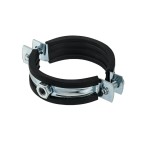 Крепежна скоба с гумено уплътнение 11/2" и гайка М8