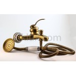 Смесител душ-батерия RETRO LUX ROYAL цвят бронз