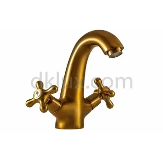 Смесител за умивалник Retro LUX цвят БРОНЗ