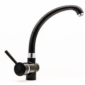 Стоящ кухненски смесител Black Pearl висок
