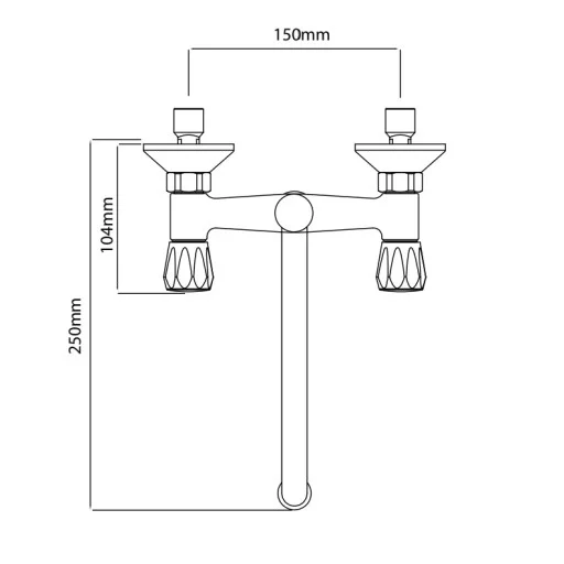 Смесител за кухня Dahlia U дълга лебедка (Смесител за кухня Dahlia дълга лебедка) на цени от 31.99 лв. само в dklux.com