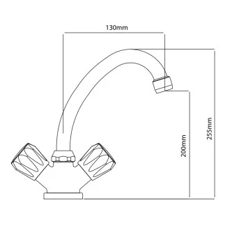 Смесител за кухня Dahlia - стоящ