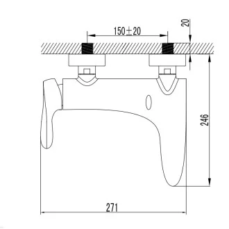 Дизайнерски смесител за баня ENIGMA Дизайнерски смесител за баня ENIGMA