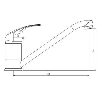 Цветен смесител за кухня Colori бял гранит Цветен смесител за кухня Colori бял гранит