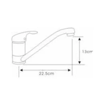Смесител за кухня Jornada - стоящ