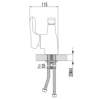 Дизайнерски смесител за умивалник ENIGMA Дизайнерски смесител за умивалник ENIGMA